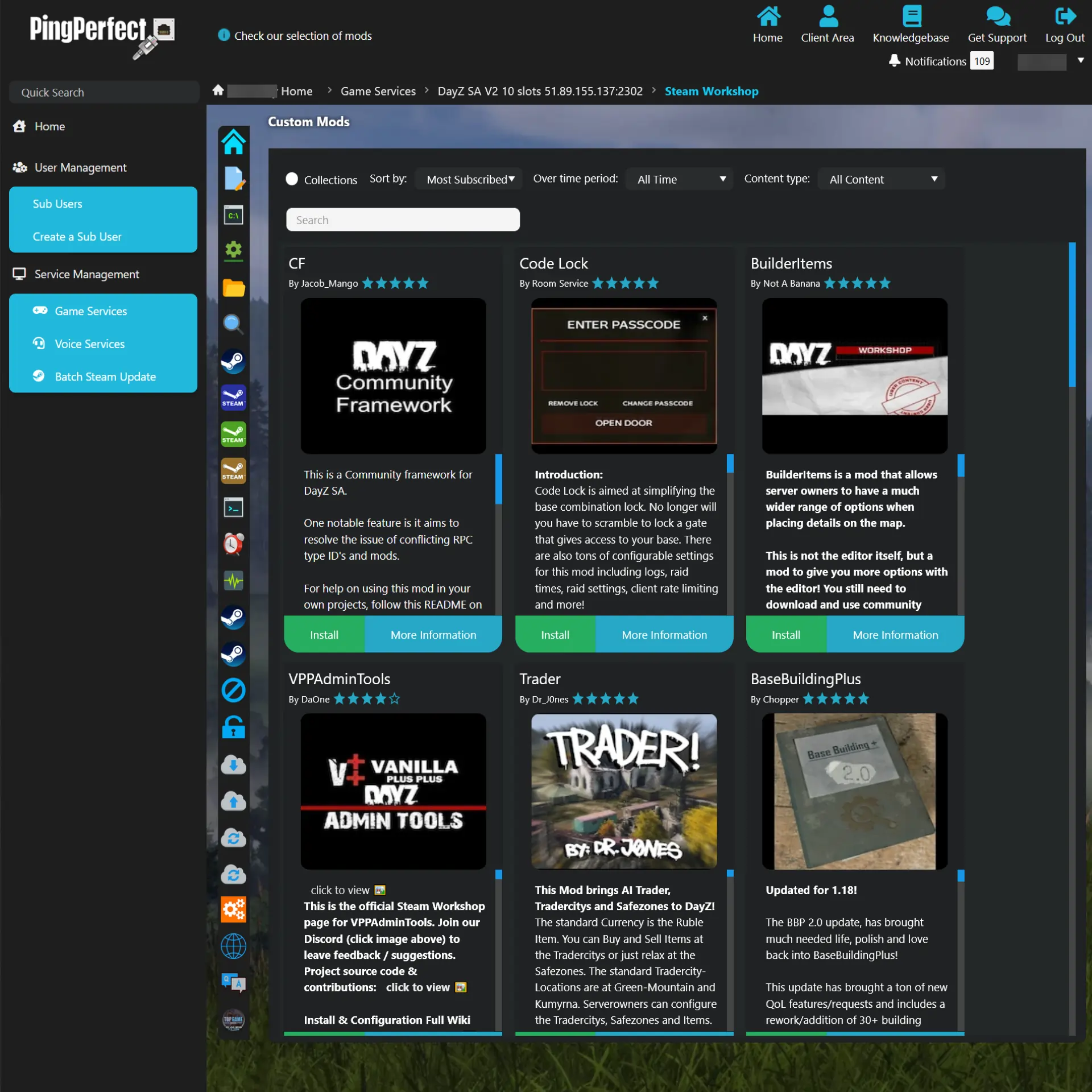 Gamepanel Steam Workshop Mod Installer Image